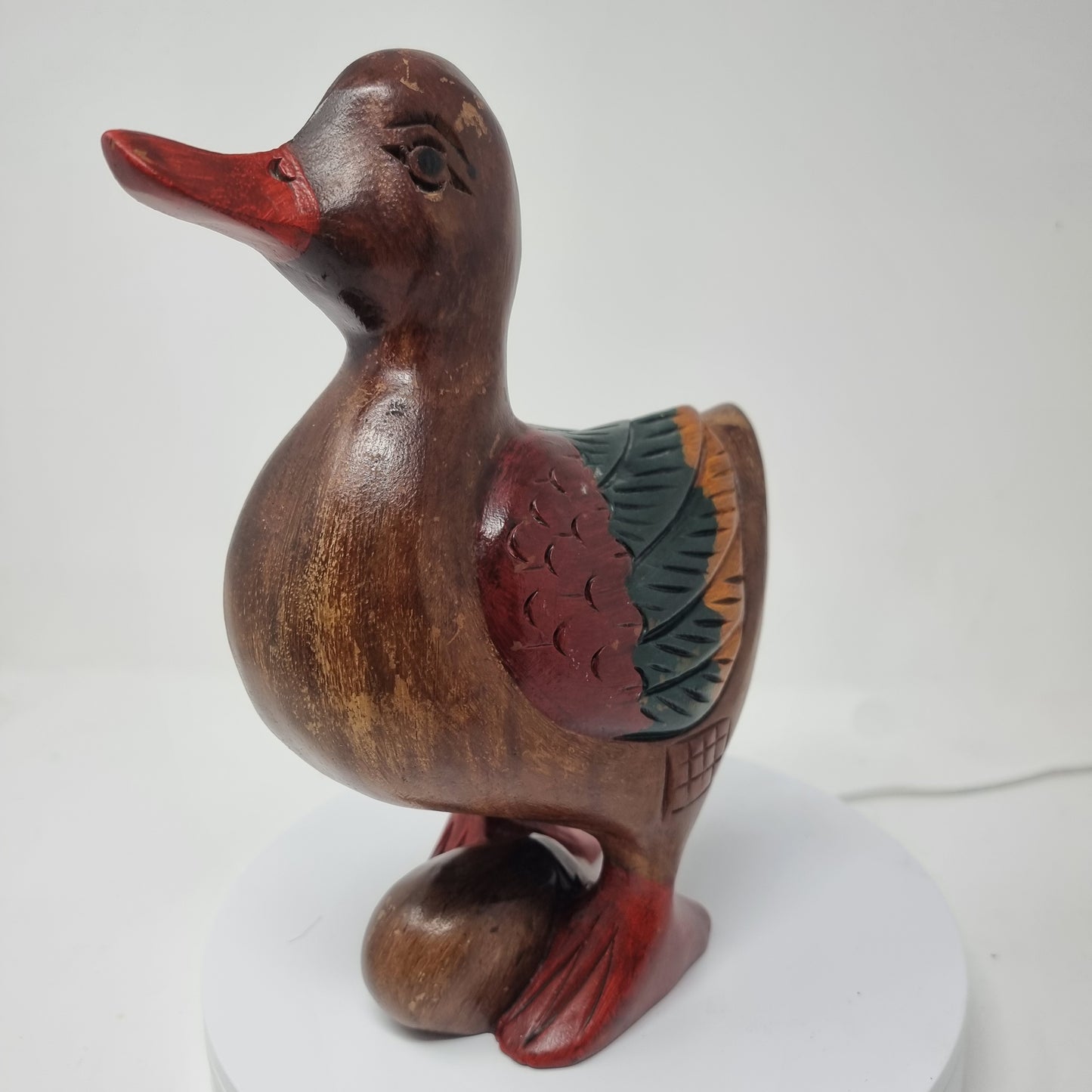 Vintage wooden duck.