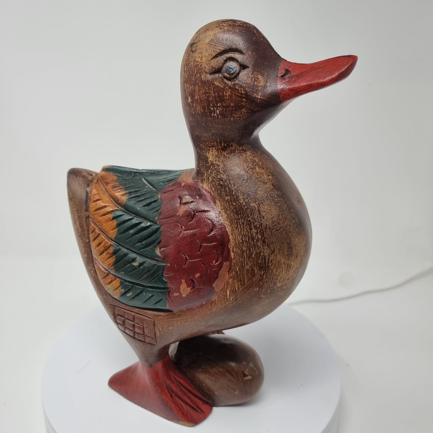 Vintage wooden duck.