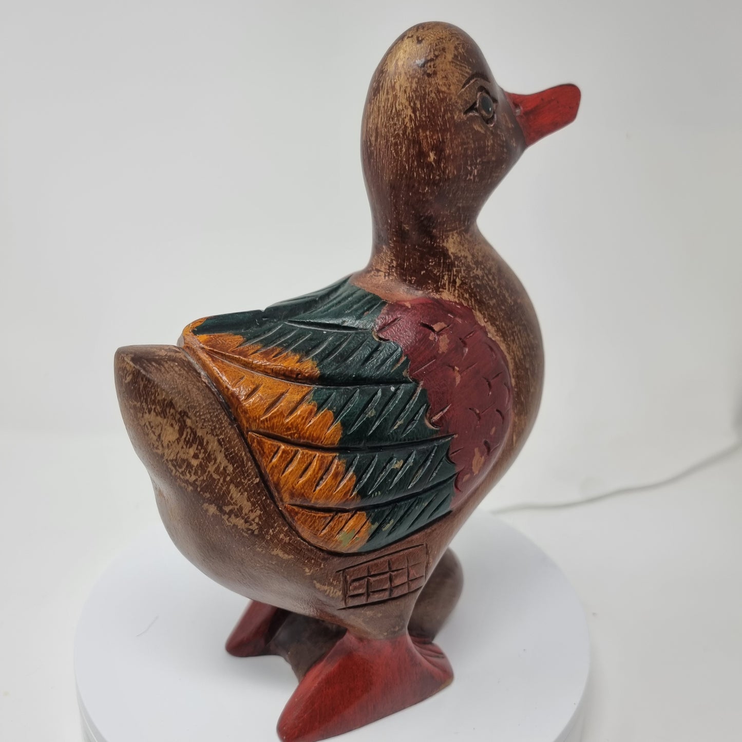 Vintage wooden duck.