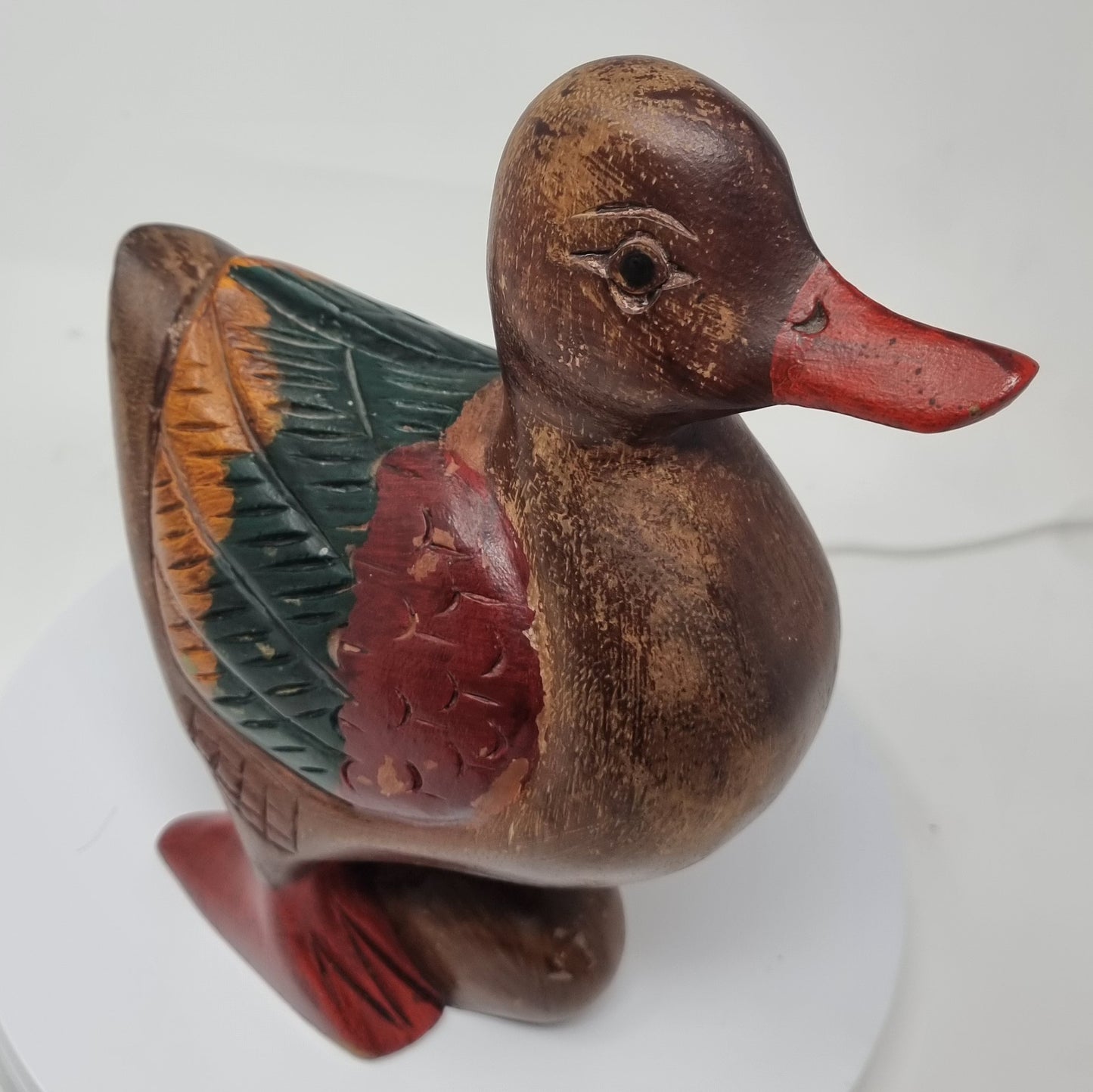 Vintage wooden duck.