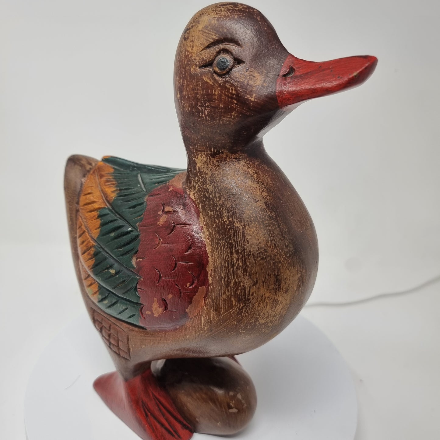 Vintage wooden duck.